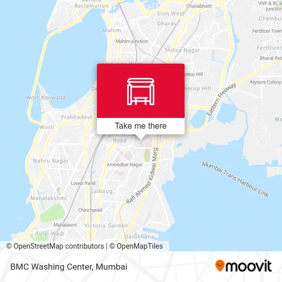BMC Washing Center map