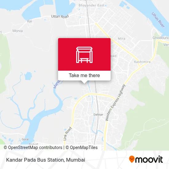 Kandar Pada Bus Station map