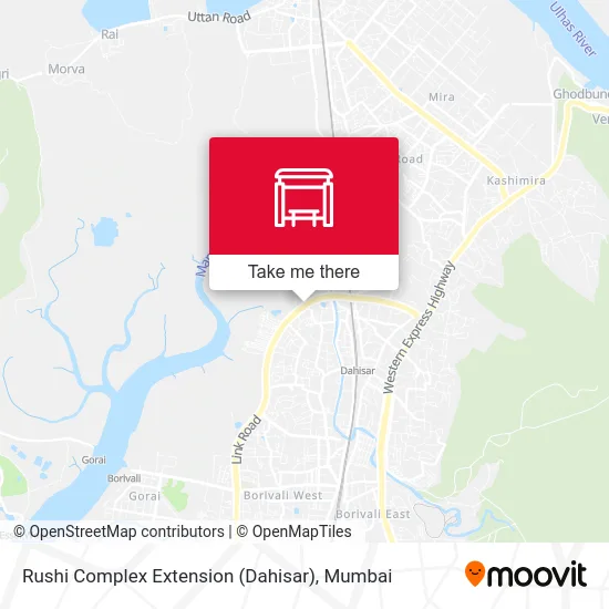 Rushi Complex Extension (Dahisar) map
