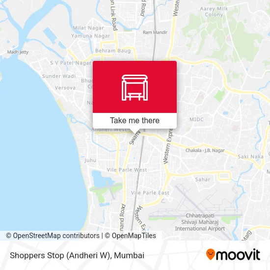 Shoppers Stop (Andheri W) map