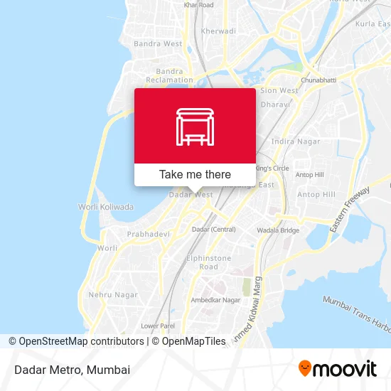 Dadar Metro map