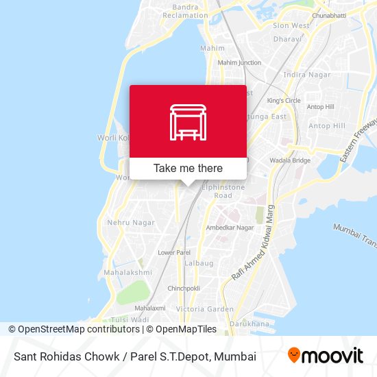 Sant Rohidas Chowk / Parel S.T.Depot map