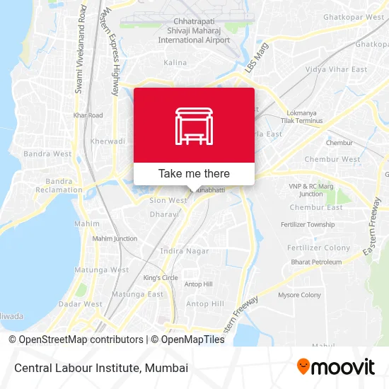 Central Labour Institute map