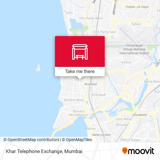 Khar Telephone Exchange map