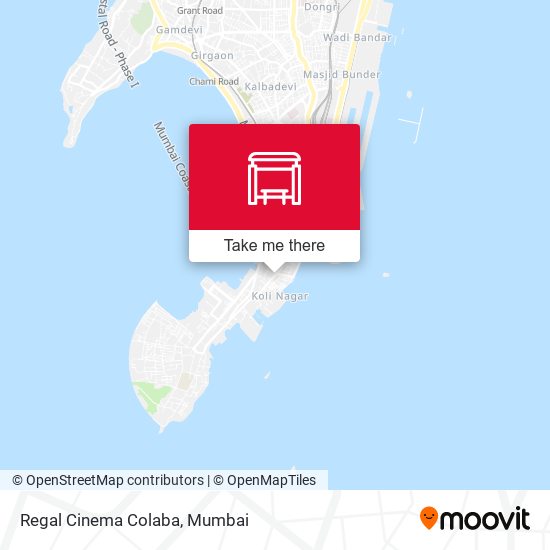 Regal Cinema Colaba map