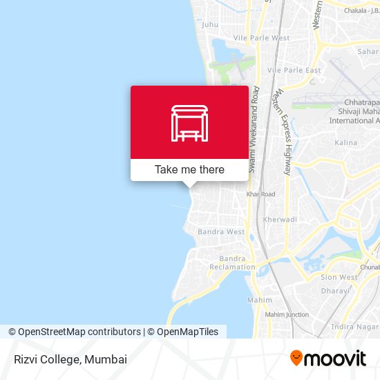 Rizvi College map