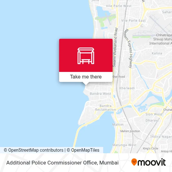 Additional Police Commissioner Office map