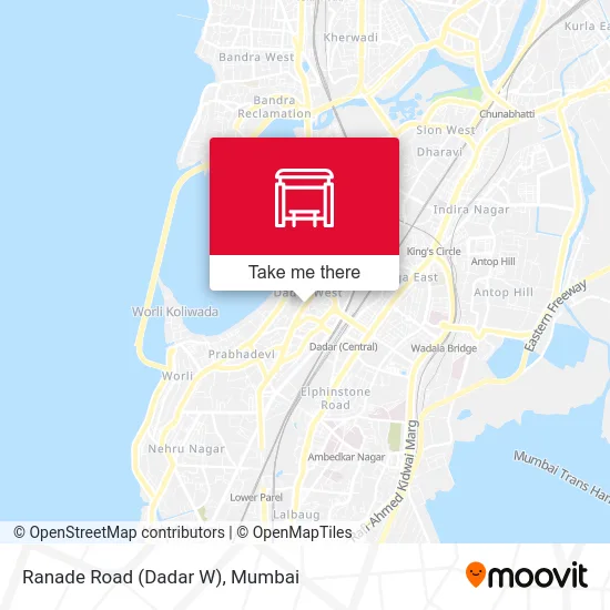 Ranade Road (Dadar W) map