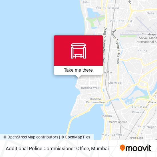 Additional Police Commissioner Office map