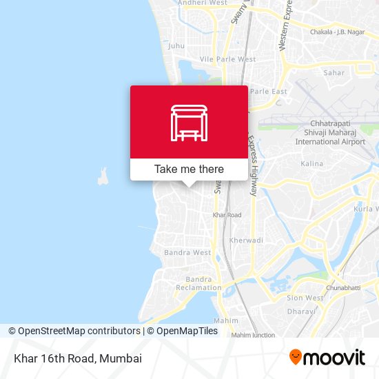 Khar 16th Road map