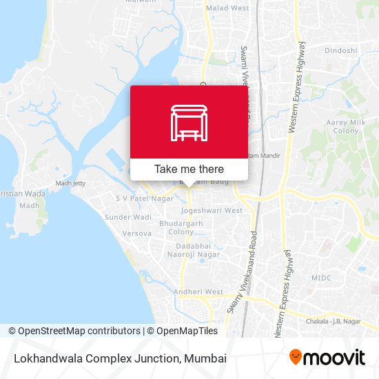 Lokhandwala Complex Junction map