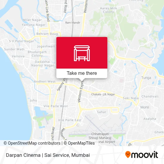 Darpan Cinema | Sai Service map