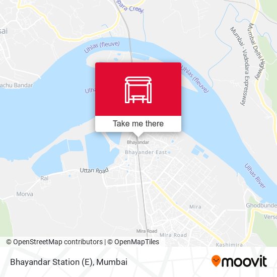 Bhayandar Station (E) map