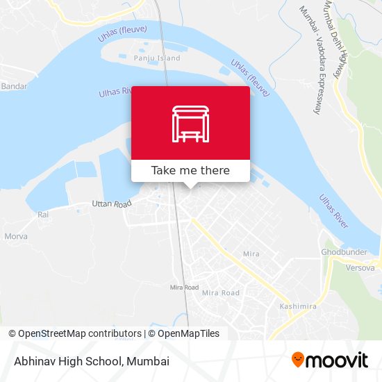 Abhinav High School map