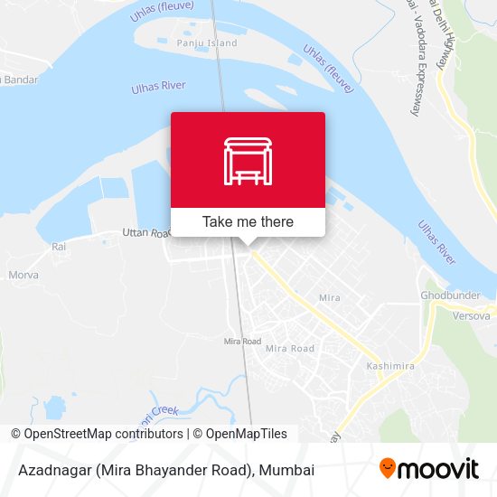 Azadnagar (Mira Bhayander Road) map