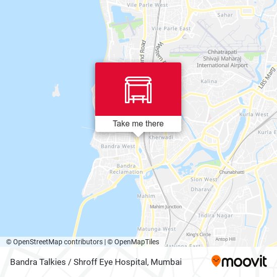 Bandra Talkies / Shroff Eye Hospital map