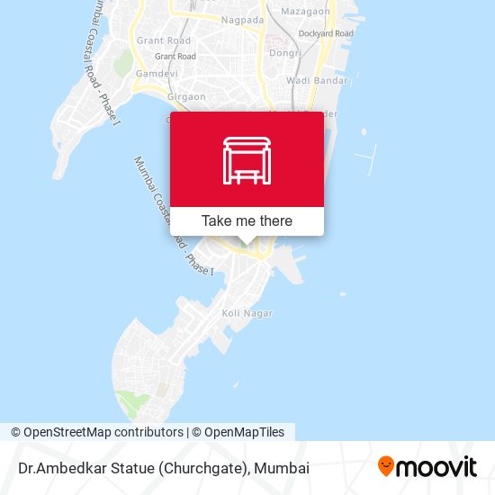 Dr.Ambedkar Statue (Churchgate) map