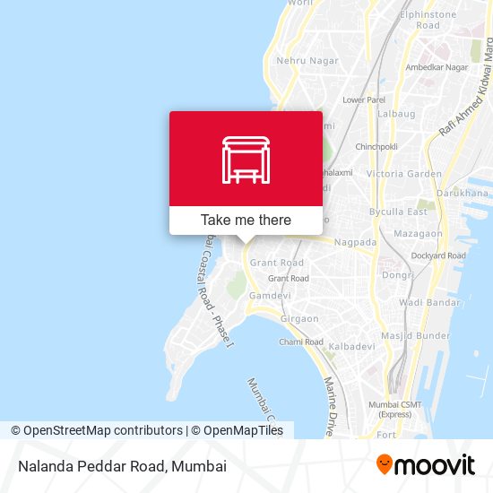 Nalanda Peddar Road map