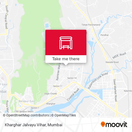 Kharghar Jalvayu Vihar map