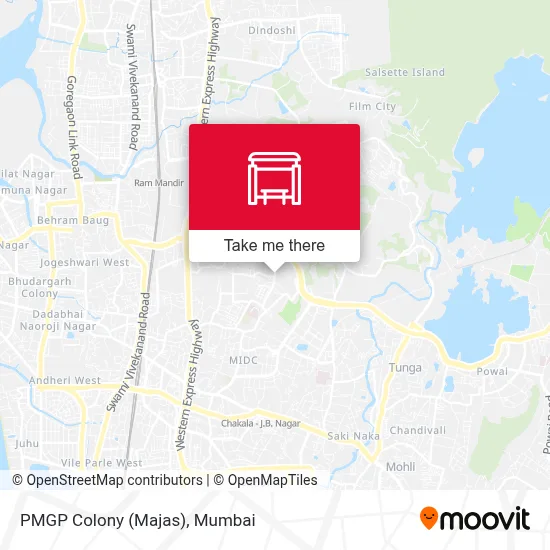 P.M.G.P Colony (Majas) map