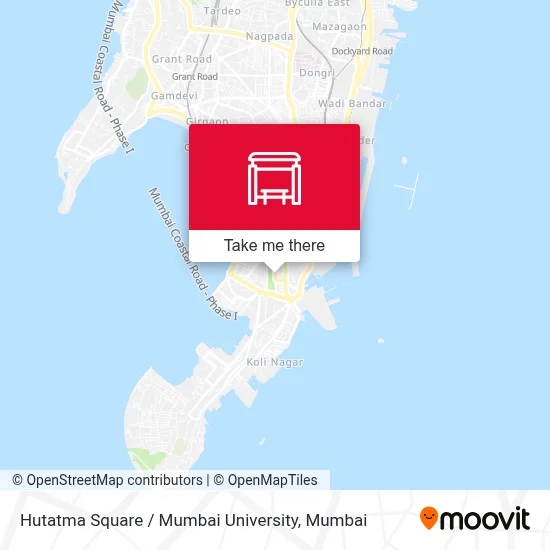 Hutatma Chowk / Mumbai University map