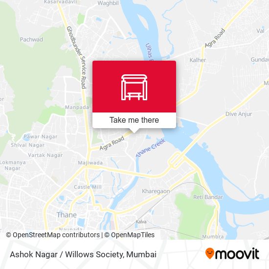 Ashok Nagar / Willows Society map