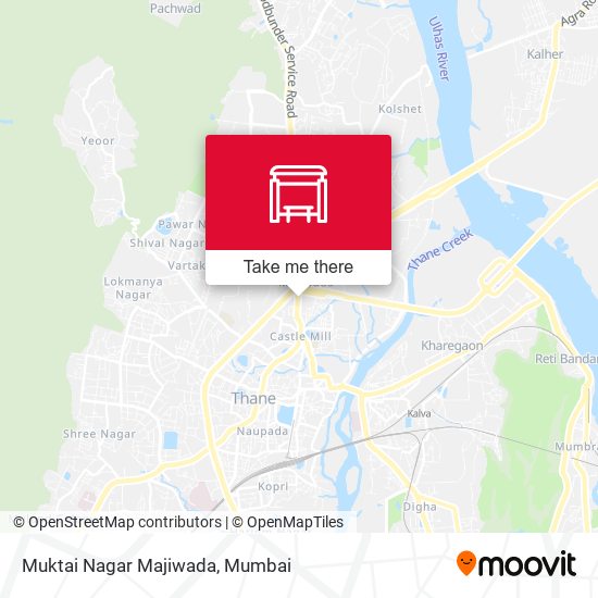 Muktai Nagar Majiwada map