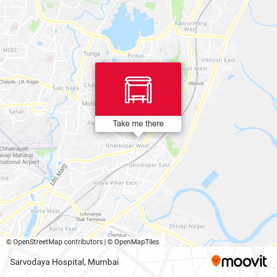 Sarvodaya Hospital map