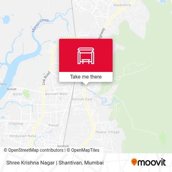 Shree Krishna Nagar | Shantivan map