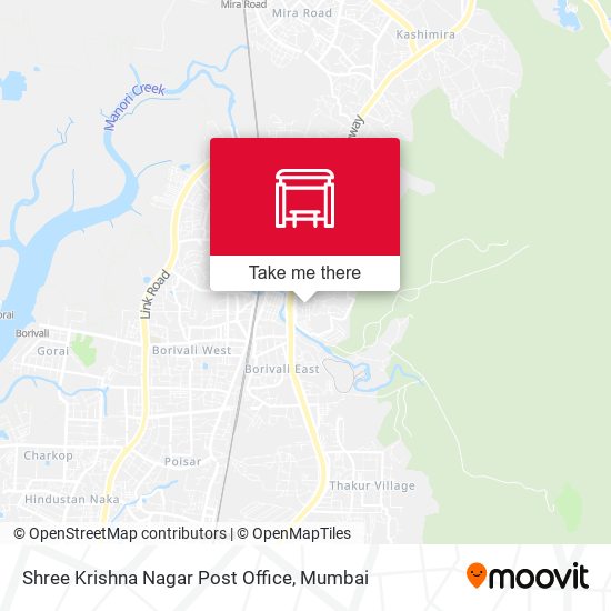 Shree Krishna Nagar Post Office map