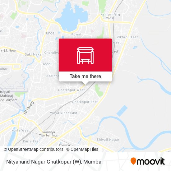 Nityanand Nagar Ghatkopar (W) map