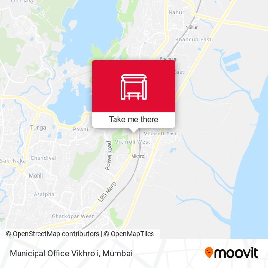 Municipal Office Vikhroli map