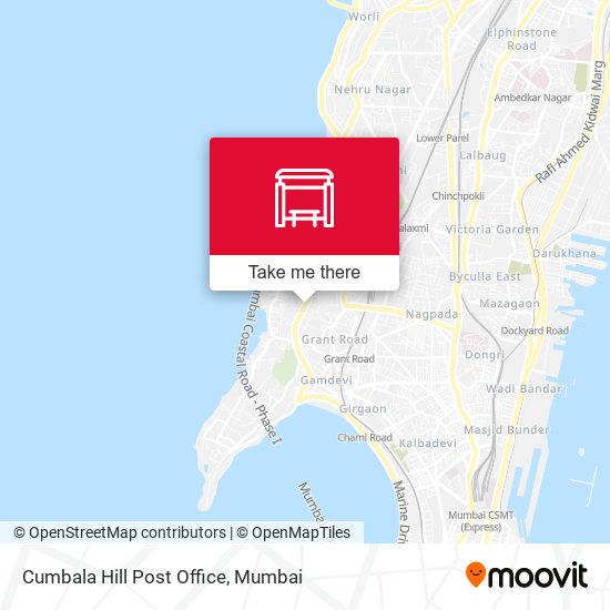 Cumbala Hill Post Office map