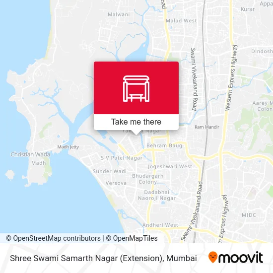 Shree Swami Samarth Nagar (Extension) map