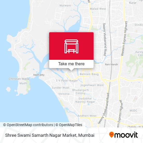 Shree Swami Samarth Nagar Market map