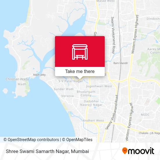 Shree Swami Samarth Nagar map