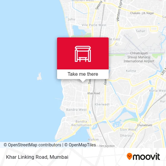 Khar Linking Road map