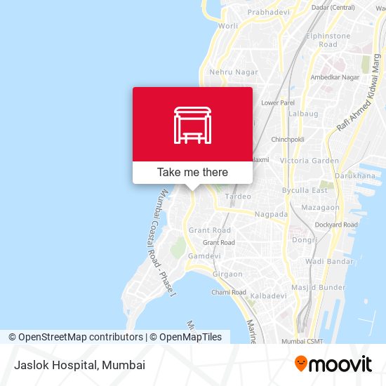 Jaslok Hospital map