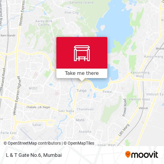 L & T Gate No.6 map