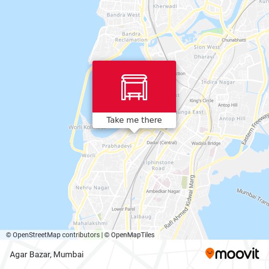 Agar Bazar map