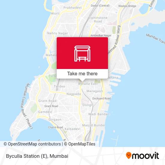 Byculla Station (E) map