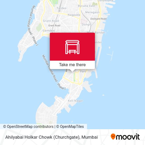 Ahilyabai Holkar Chowk (Churchgate) map