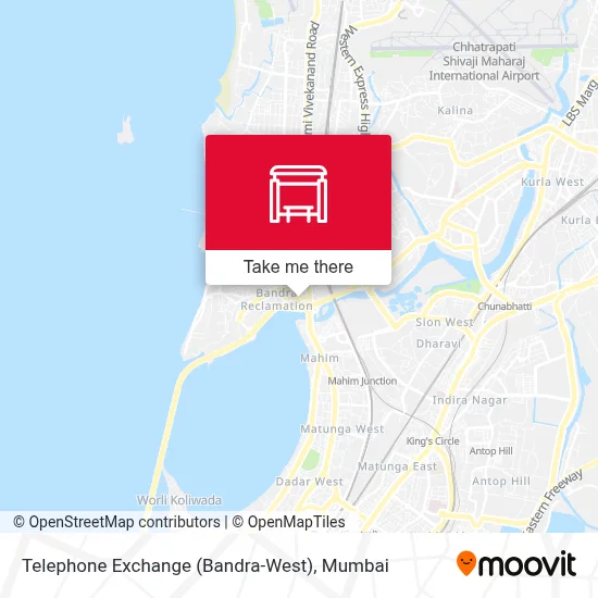 Telephone Exchange (Bandra-W) map