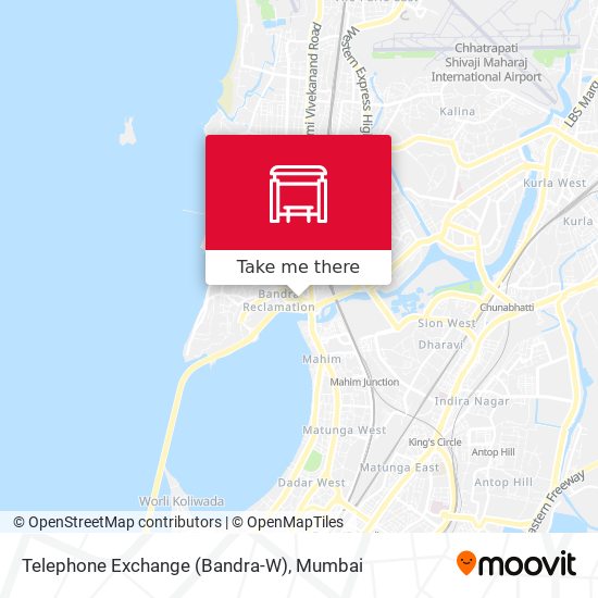 Telephone Exchange (Bandra-W) map