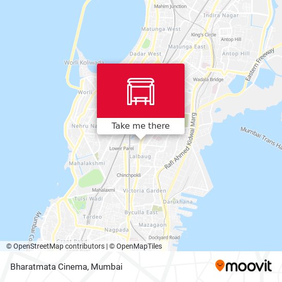 Bharatmata Cinema map