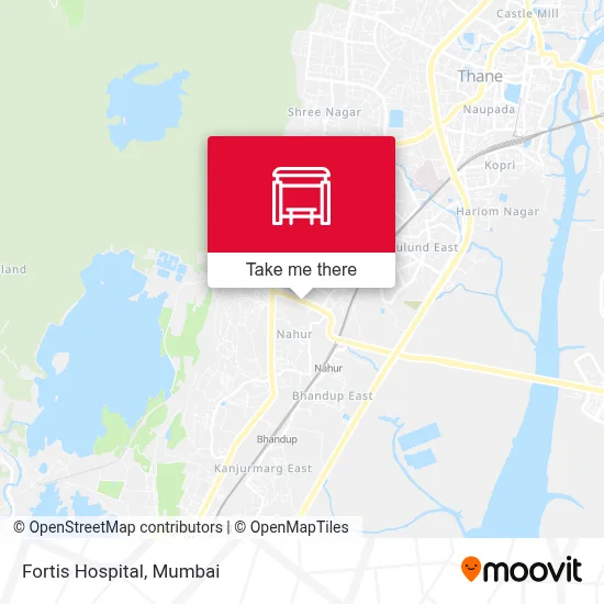 Fortis Hospital map