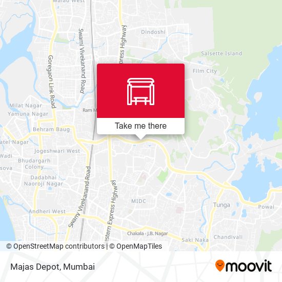 Majas Depot map