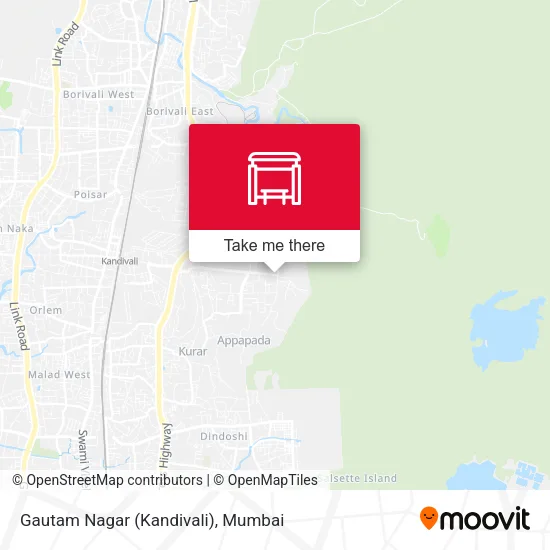 Gautam Nagar (Kandivali) map