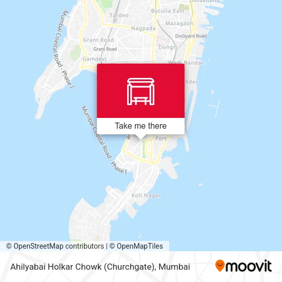 Ahilyabai Holkar Chowk (Churchgate) map