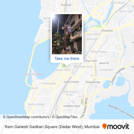 Ram Ganesh Gadkari Chowk (Dadar-W) map